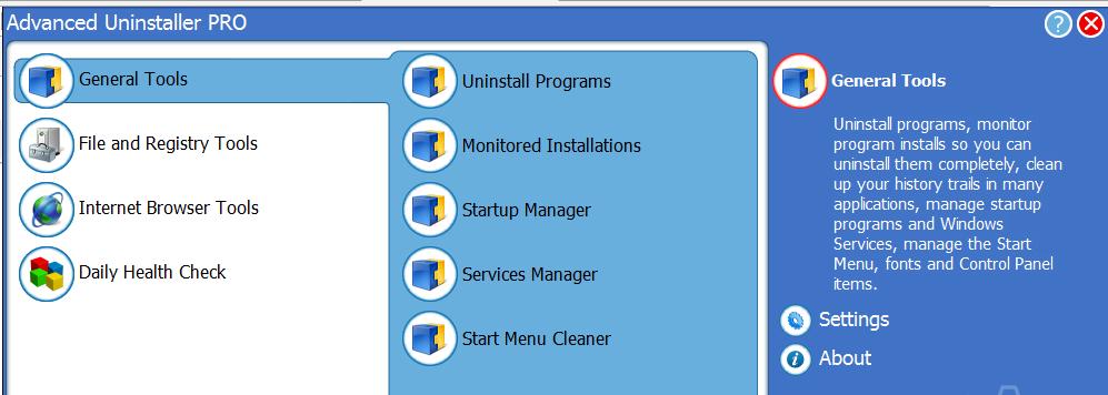 Phần mềm gỡ bỏ phần mềm trên laptop Advanced Uninstaller