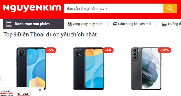 Mua điện thoại ở Nguyễn Kim, bạn hoàn toàn an tâm về chất lượng