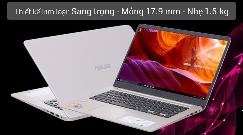 Laptop Asus S510UA i5 8250U (ảnh tại Thế Giới Di Động)