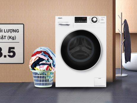 Máy giặt Aqua Inverter 8.5 kg AQD-A852ZT (W) Mới 2018