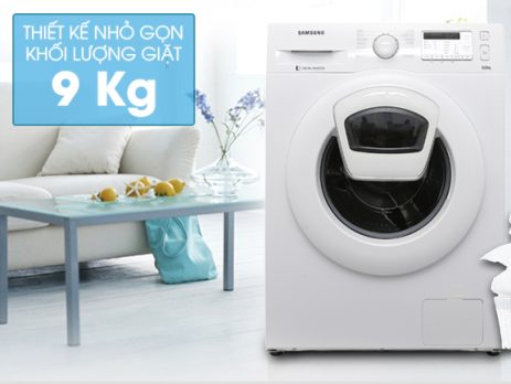 Máy giặt Samsung AddWash Inverter 9 kg WW90K5233WW/SV