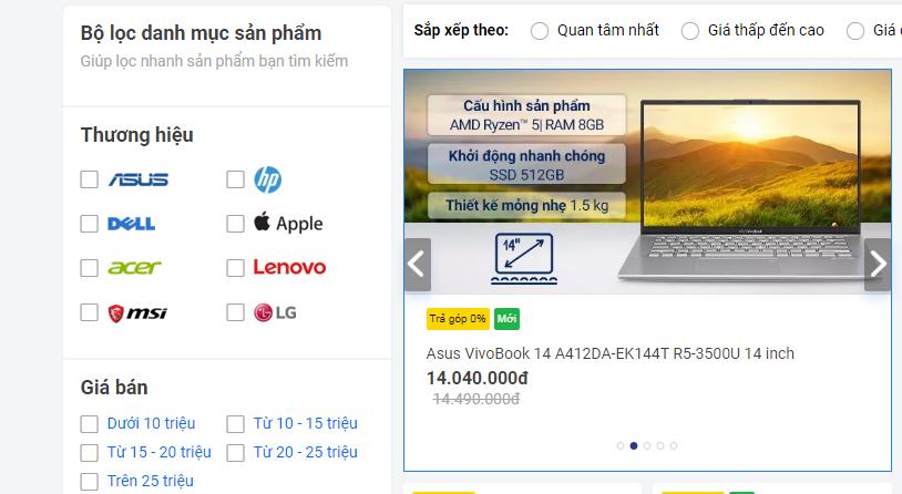 Mua laptop ở Nguyễn Kim