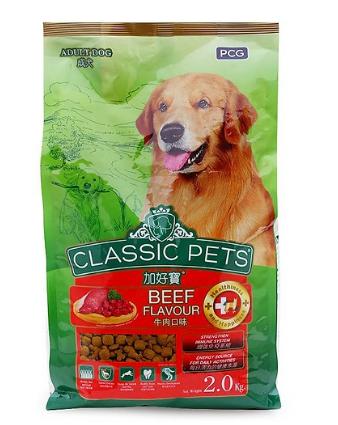 Đồ ăn cho chó trưởng thành Classic Pets vị thịt bò nướng (2kg)