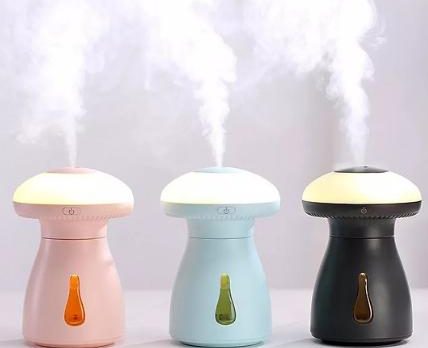 Máy phun sương hình nấm kiêm đèn ngủ OEM