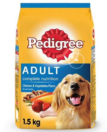 Thức ăn cho chó Pedigree túi 1.5kg